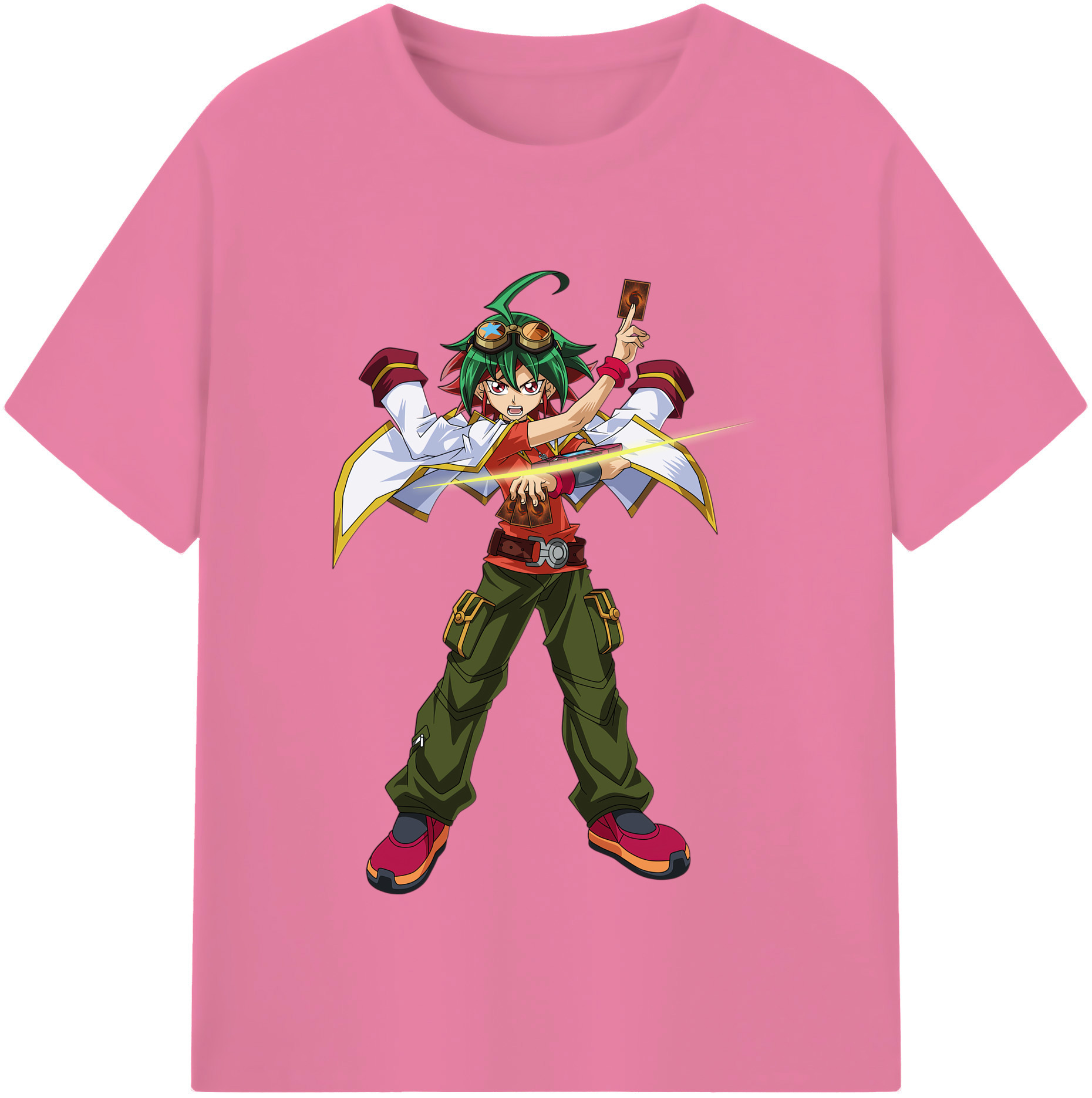 （画像用） 遊☆戯☆王 Yu-Gi-Oh! 綿100％半袖Tシャツ（フロントプリント）